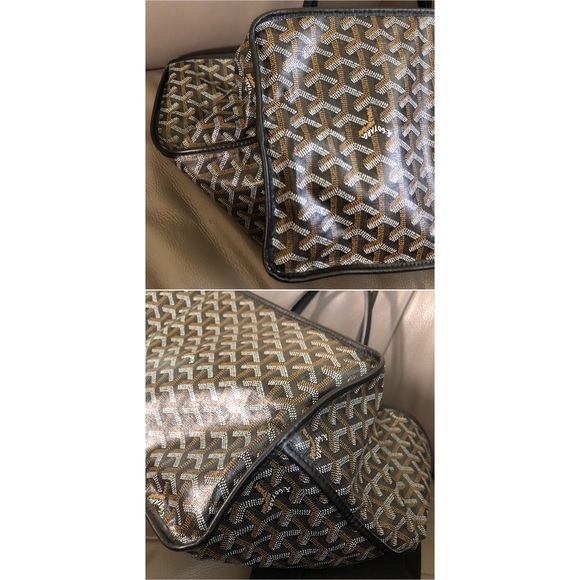 Goyard Black Anjou Reversible PM Tote Bag - Picture 7 of 8